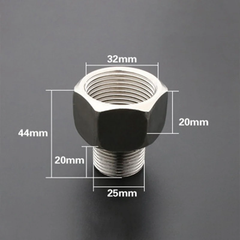 201 Stainless Steel 1" BSP Female Thread x 3/4" Male Socket Threaded Pipe Fitting Adapter Connector | Обустройство дома