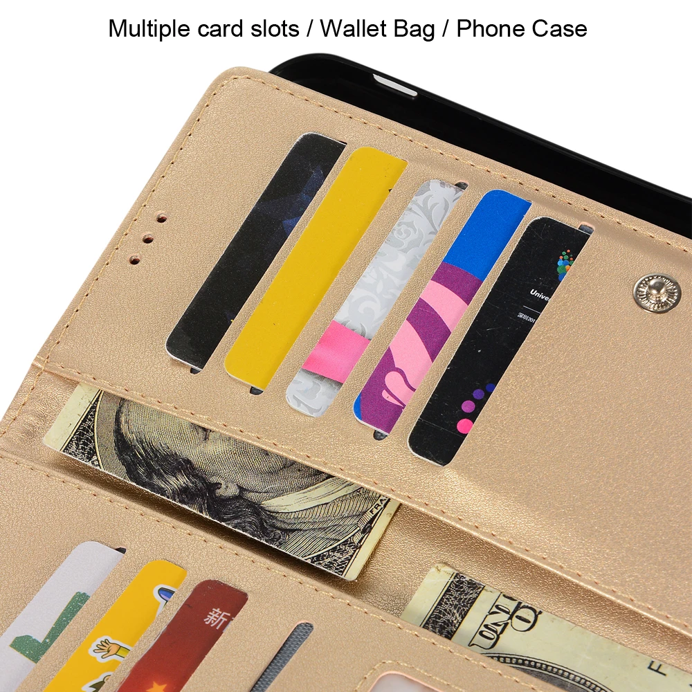 Чехол книжка на молнии для Samsung S10 Plus S9 S8 Note 8 9 чехол из искусственной кожи с