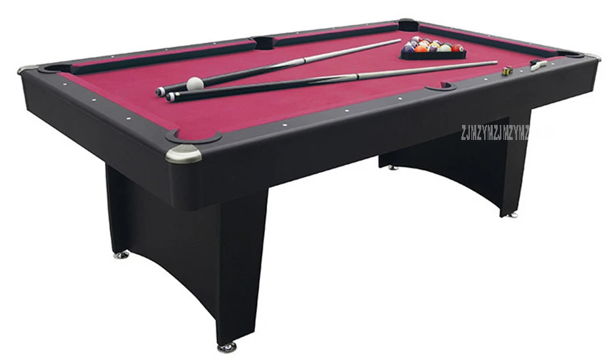 SUB-8447K2, 2 в 1, бильярдный стол, 7 футов, с функцией настольного тенниса, современный дизайн, сильная рама, для ног, спортивное игровое оборудование - Цвет: Red desktop