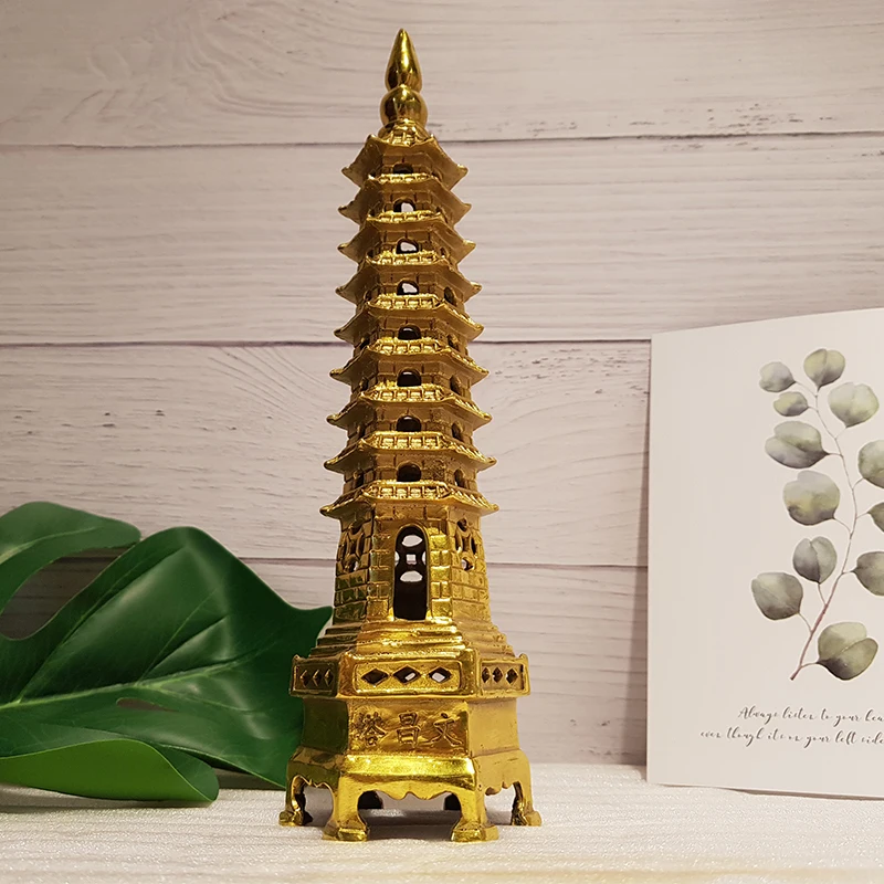 Pure copper Wenchang tower decoration (6)