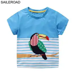 SAILEROAD/2-11Years для мальчиков мультфильм шаблон толстовка Демисезонный детская одежда для девочек футболка с длинными рукавами футболки