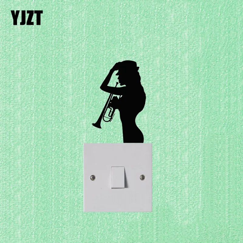 

Woman Silhouette Saxophone Music Jazz Decor Vinyl Wall Decals Home Light Switch Stickers 7SS0840