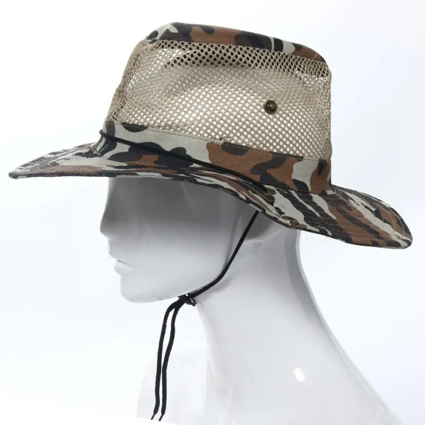Buy Hight Quality Outdoor Mesh Sunshade Fishing Hat