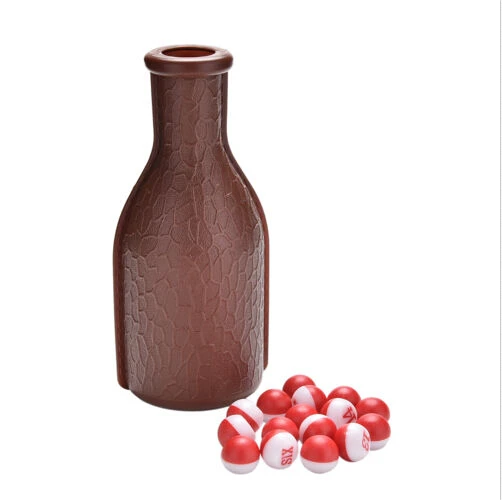 1Set Kelly Pool Table Shaker Bottle + Plastic MARBLES TALLY Pills Number 1-16