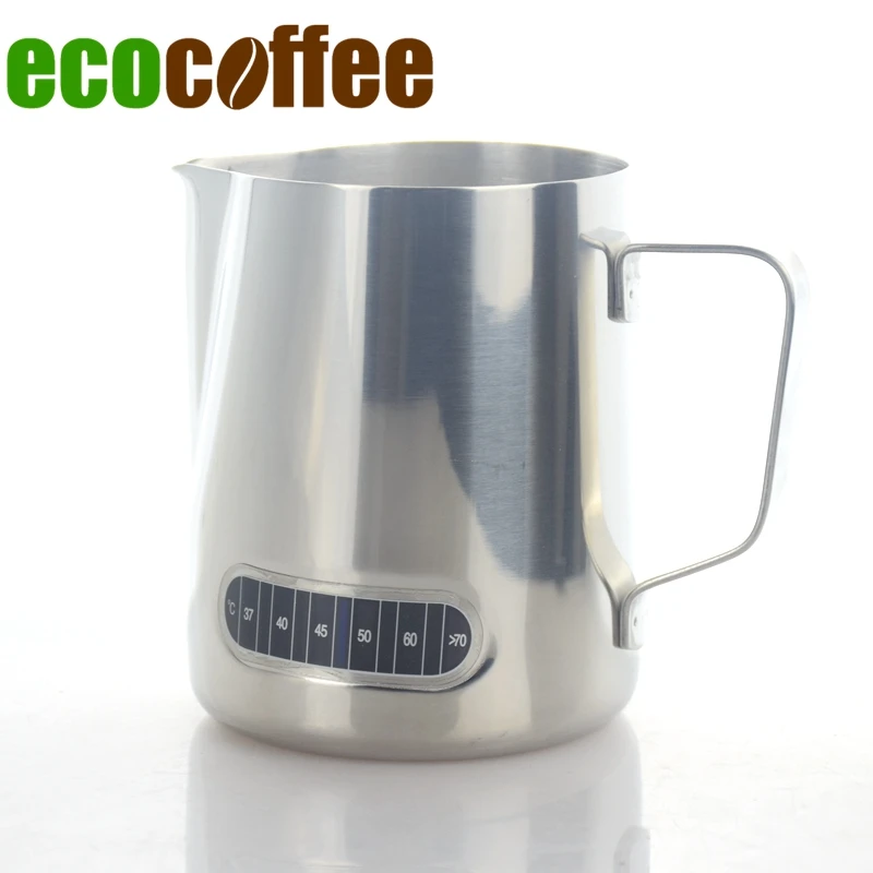 Ecocoffee New Milk Frothing Pitcher Stainless Steel Milk Espresso