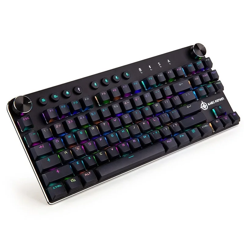 Портативная Проводная Bluetooth клавиатура MAGIC REFINER MK11 с RGB подсветкой|Клавиатуры| |