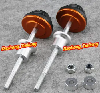 

For Kawasaki Z1000 2007 2008 2009 Motorcycle Frame Sliders Crash Pads Falling Protector ORANGE Aluminum+Plastic