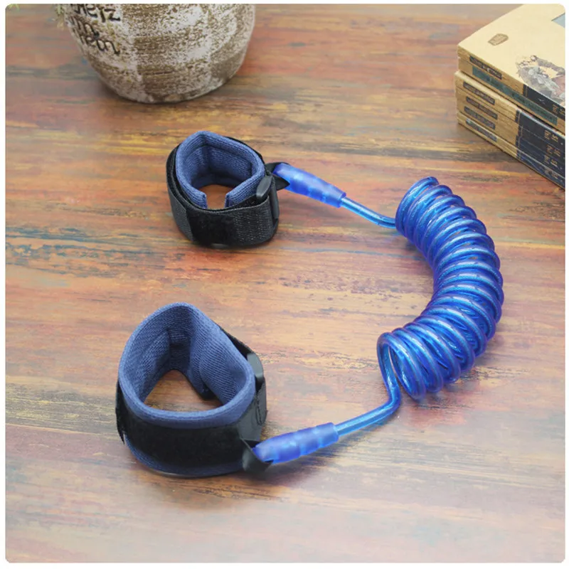 Safety Protection Children Anti-Lost TPU Steel Wire Elastic Rope Baby Anti-Take Away Leash Kids Away from the Lost Ring 1.5m11
