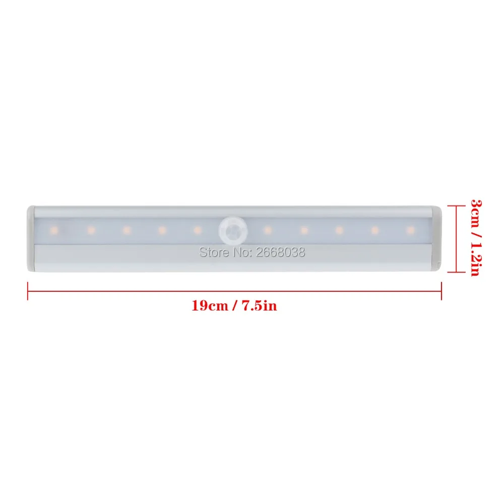 Wireless Motion Sensor Light Stick On Portable Battery Powered 10 Wireless Motion Sensor Light Stick On Portable Battery Powered 10
