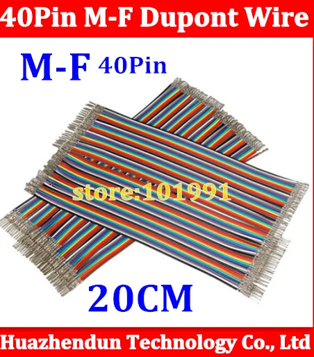 

100PCS For 3D Printer 2.54mm 40pin dupont cable jumper wire dupont line male to female dupont Wire 20CM not include DuPont head