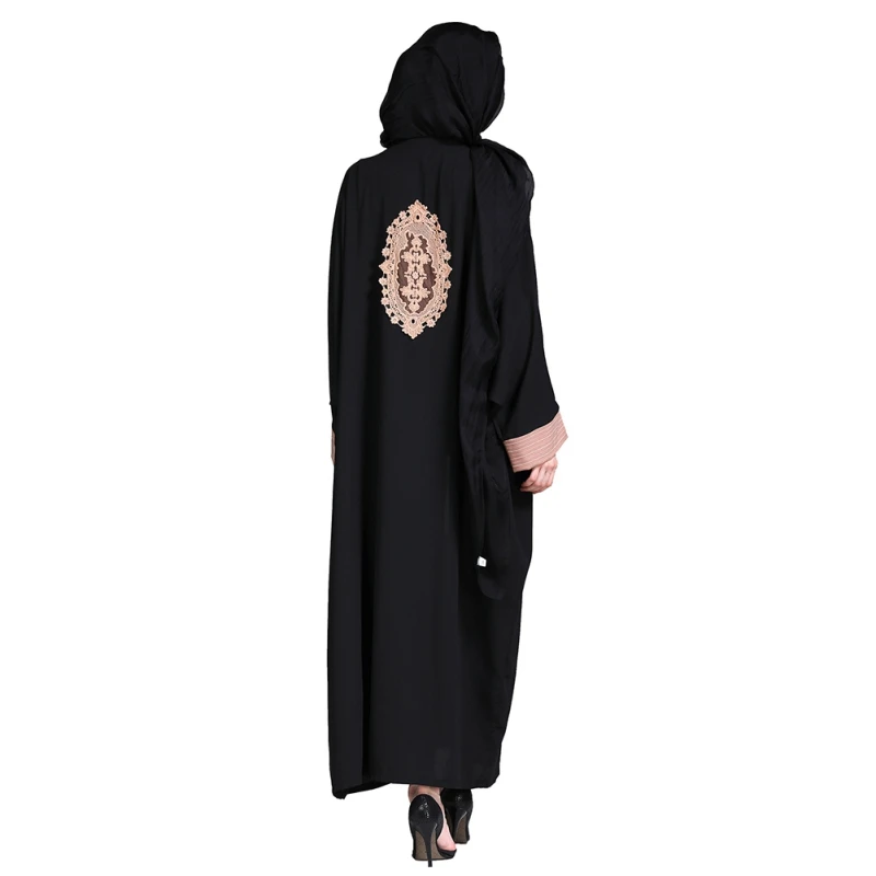 Повседневное мусульманских Абаи принт Вечернее платье свободные Стиль длинный халат платья кимоно Рамадан Ближнего Востока арабского