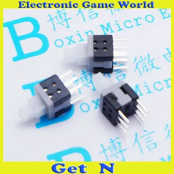 

20pcs 5.8*5.8mm 6Pins Self Locking Switches 5.8*5.8mm Push Switches Buttons