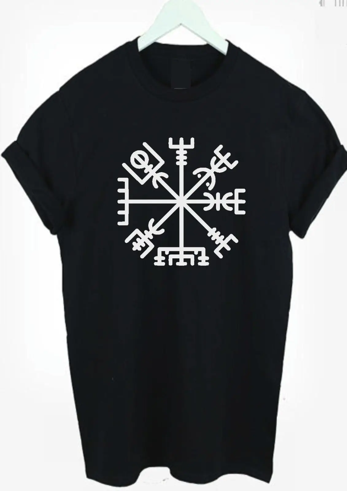 Футболка Viking Compass Vegvisir The Norse Symbol футболка для детей и взрослых Размеры s-xxxl 2019
