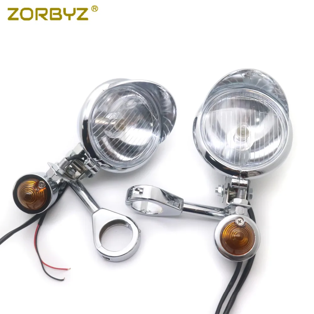 Мотоцикл ZORBYZ 39 мм/41 мм/49 мм хромированный указатель поворота противотуманные