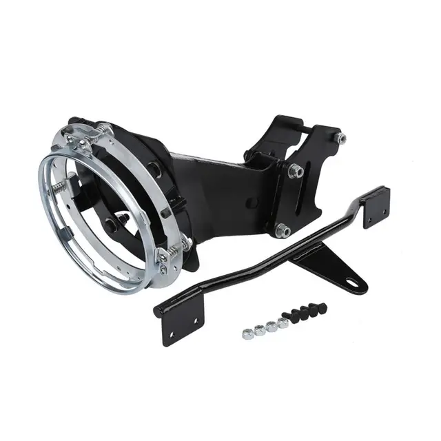 Motorcycle Fairing Headlight Ring Mounting Kit For Harley Dyna Low