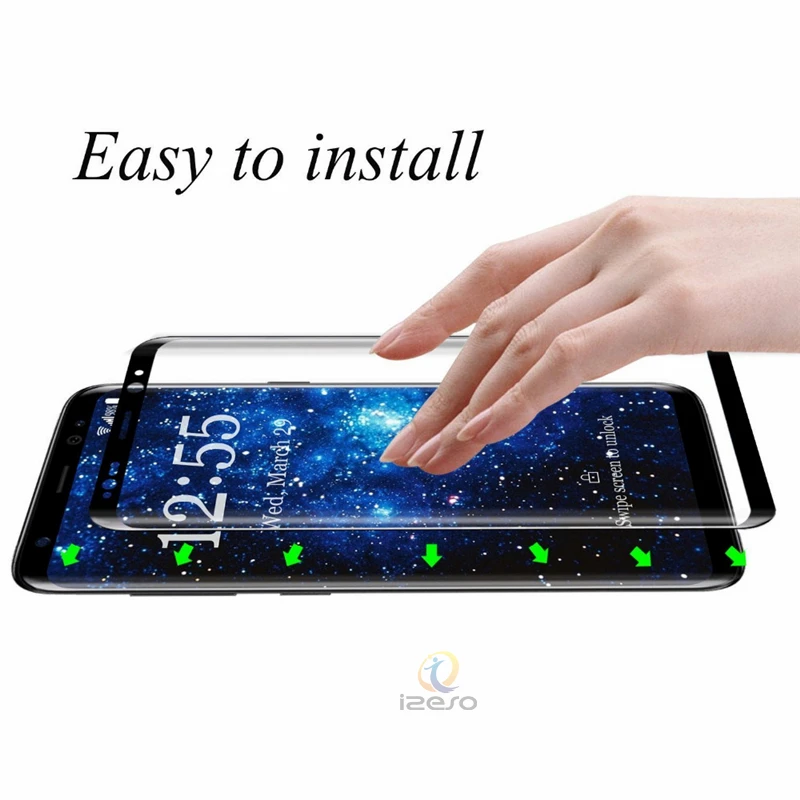 

Curved Full Cover For Huawei P20 P30 Lite Safety Screen Protector For Huwai P20 Pro P30 Smart Plus Screen Tempered Glass film