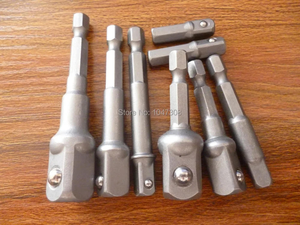 Hex Power Drill Bit Driver Socket Bar Wrench Adapter Extension 14 38 12.jpg