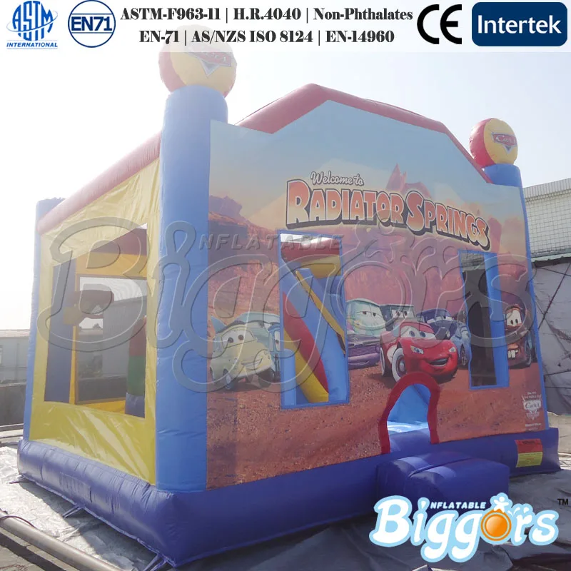 

4 in 1 Inflatable Jumping Bouncer Combo for with Obstacle Slide and Basketball Hoop