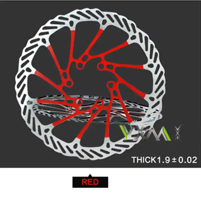 Велосипедные дисковые Тормозные колодки ротор для MTB велосипеда Avid G3 CS чистый дисковый тормозной ротор 160 мм гидравлические дисковые тормоза запчасти для велосипеда - Цвет: Красный