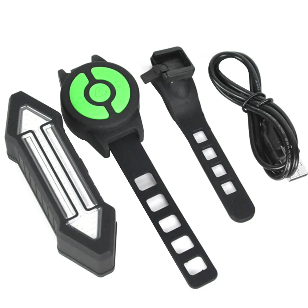 

Bike Accessories USB Rechargeable Safe Rear Lamp Led With Turn Signal Remote Control Warning Smart Night Riding