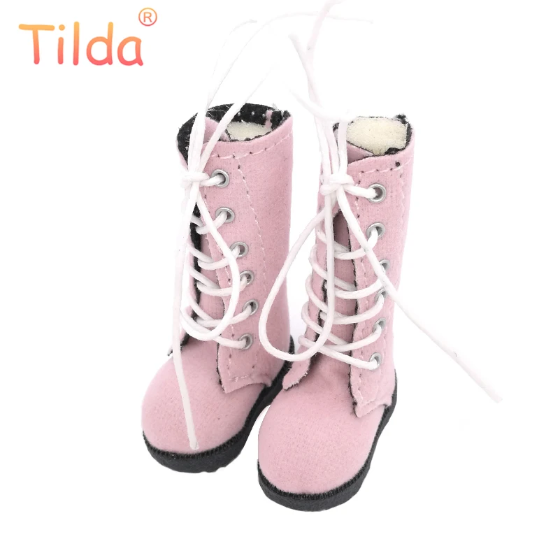 Сапоги для кукол Tilda 3 2 см кукольная обувь Blythe 1/8 шарнирных аксессуары Toy высокое