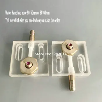 

One Pair High Quality 0.195mm Ruby Guide Nozzle With Water Panel Cooling Plate for Medium Speed CNC Wire Cut Machine
