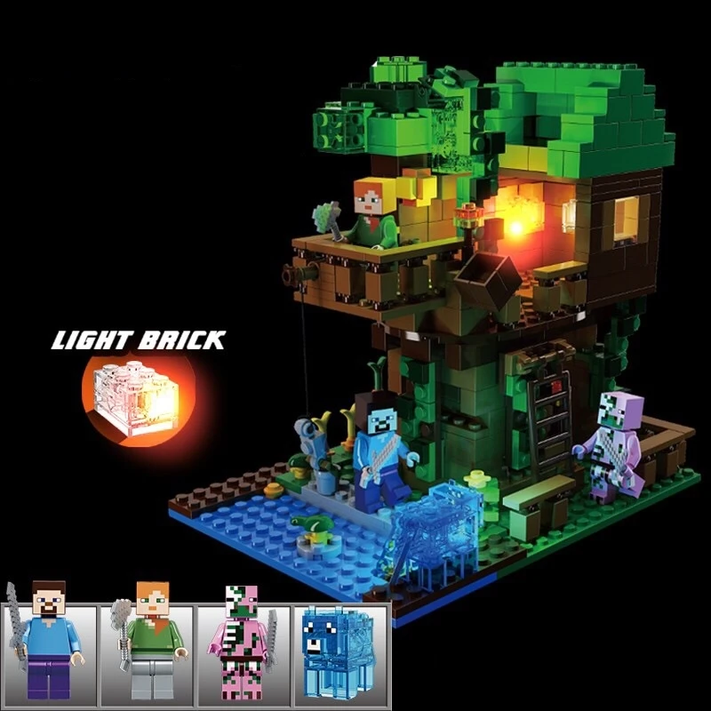 My World Building brick Educational Toys 4 in 1 City Forest model Legoings Children's Digital building blocks Minecraft Toys My World Building brick Educational Toys 4 in 1 City Forest model Legoings Children's Digital building blocks Minecraft Toys