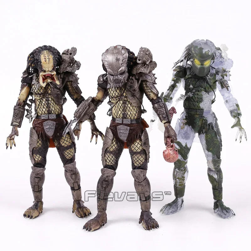 NECA PREDATOR 30th anniversary Jungle Patrol encoming excussion Маскировка голландский Охотник за джунглями Unmasked Demon фигурка 18 см