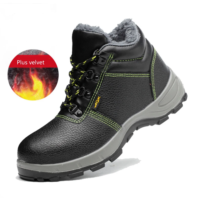 

Waterproof Shoes Leather Safety Protective Shoes Men Shoes Outdoor Steel Toe Cap Military Work Chaussures Femme Woodland Shoes