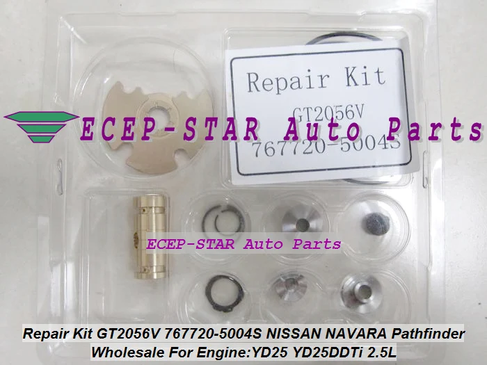 GT2056V 767720-5004S 14411-EB70B 769708-5004S Turbo Repair Kit rebuild Turbocharger For NISSAN (1)