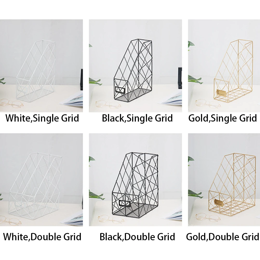 تجويفه حامل سطح العمل حامل الرف تخزين الرف مجلة إدارة الكتب المنظم العملي الحديد شبكة مكتب المنزل ملف