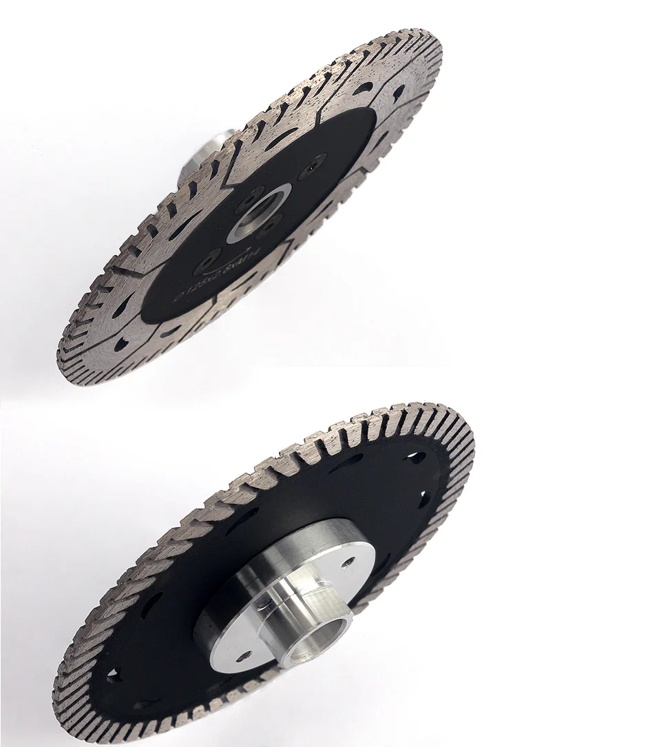 Z-LION 5 дюймов алмазный турбо пильный диск 125 мм гранитный камень режущий диск с фланцем M14 5/8-11 циркулярная пила Многофункциональный инструмент