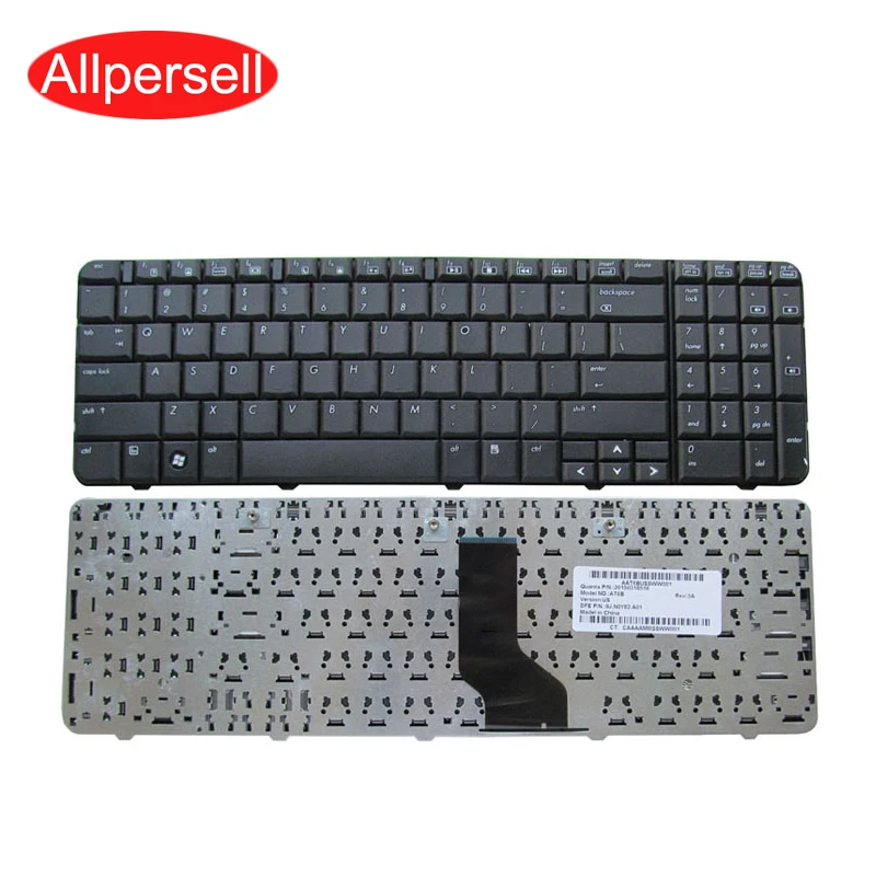 

Клавиатура для ноутбука HP CQ60, G60, G60T, цвет черный