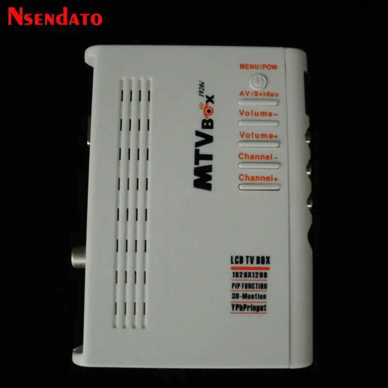 M TV LCD Box компьютер для VGA S видео аналоговый ТВ приемник тюнер ЖК монитор PAL NTSC