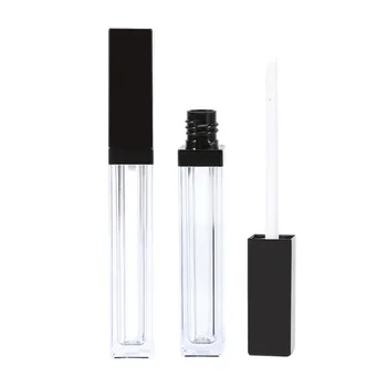 

6ml Lip Gloss Plastic Containers Square Empty Lip gloss Tubes Clear Liquid Lip Gloss Tube Lipgloss Refillable Bottles Containers