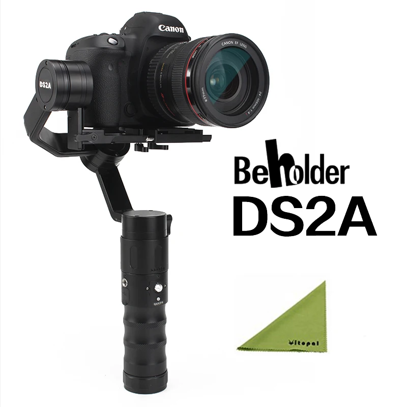 

New Professional DS2A/DS2R 1.8kg Handheld Stabilizer Gimbal 3-axis gyro Gimbal for DSLR Camera support