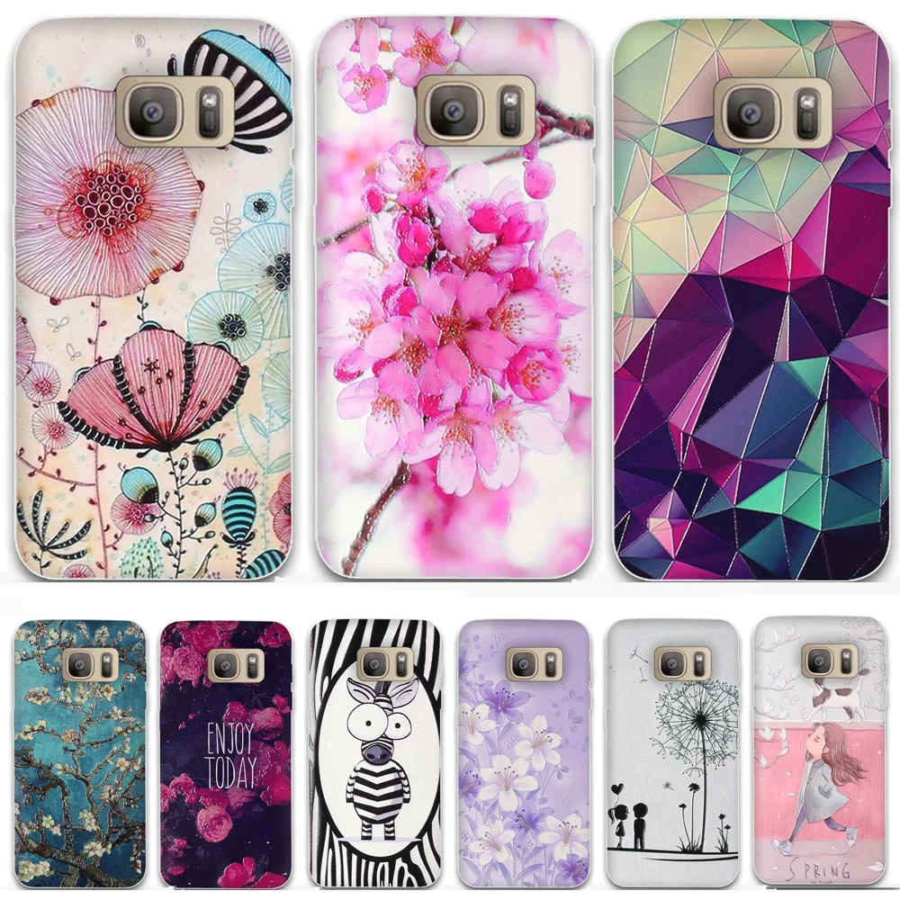 Soft TPU Case for Samsung Galaxy S7 Cover Silicone Funda Coque G9300 Phone | Мобильные телефоны и аксессуары