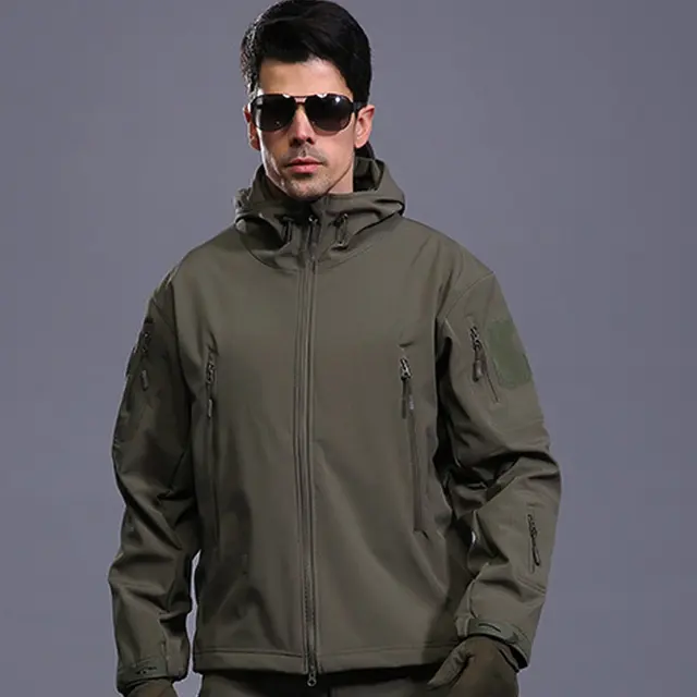 mens long warm waterproof coat