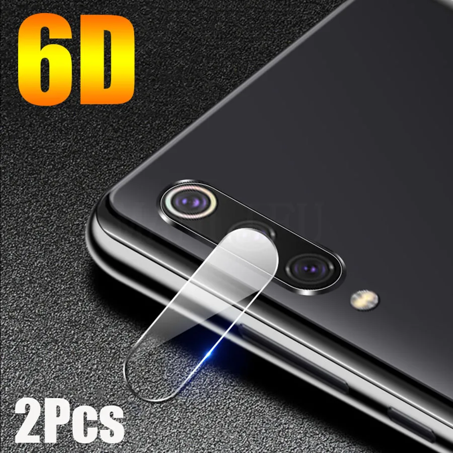 2 шт. 6D задняя камера Объектив Закаленное стекло для Xiaomi Mi 9 8 SE Защитная пленка