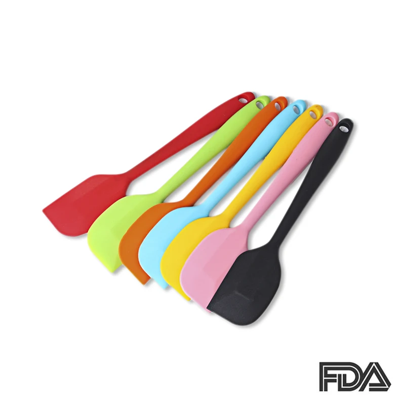 

Kitchen Silicone Cream Butter Cake Spatula Mixing Batter Scraper Brush Butter Mixer Cake Brushes Baking Tool Kitchenware