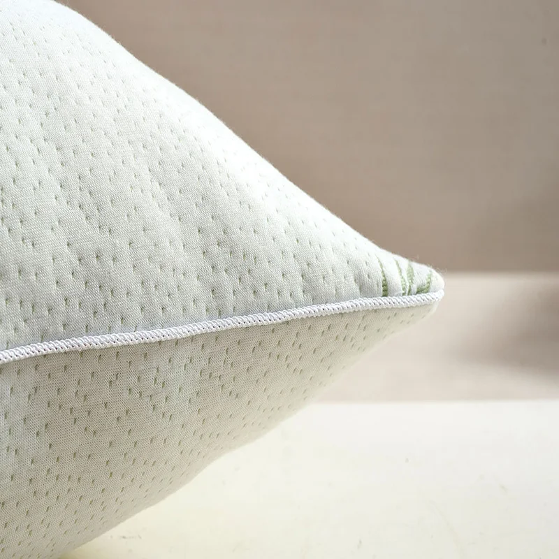 Tanie Poduszka z włókna bambusowego poduszki lekka poduszka poduszka odkształcająca się pod zerowym ciśnieniem zdrowie szyi poduszka