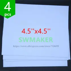 SWMAKER 4 шт. Reprap 3D принтер 4,5 ''x 4,5'' Подогреваемая кровать изоляционная панель лист Отопление кровать изоляция хлопок