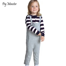 Демисезонный для маленьких мальчиков девочек, трикотажные хлопковые Штаны Детский свитер Штаны ремни нейтральные модели Штаны пояс детей Штаны W222