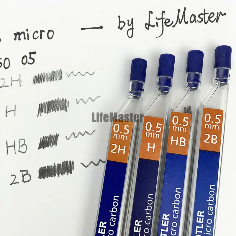 Фото LifeMaster Staedtler Mars Micro Carbon 250 05 механический карандаш 0,5 мм 2B/HB/H/2H письменные принадлежности №3