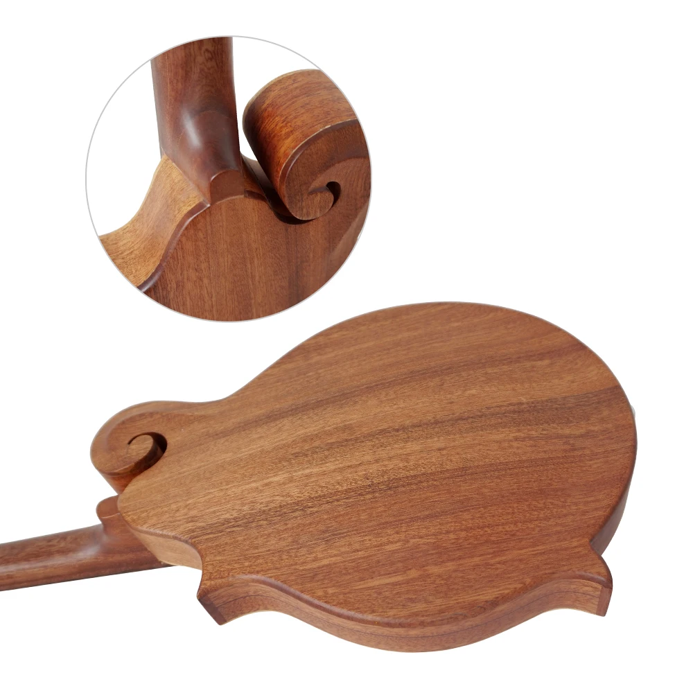 All Solid Figured Maple Body F Style Acoustic Mandolin MAF008|acoustic mandolin|f style mandolinmandolin f |