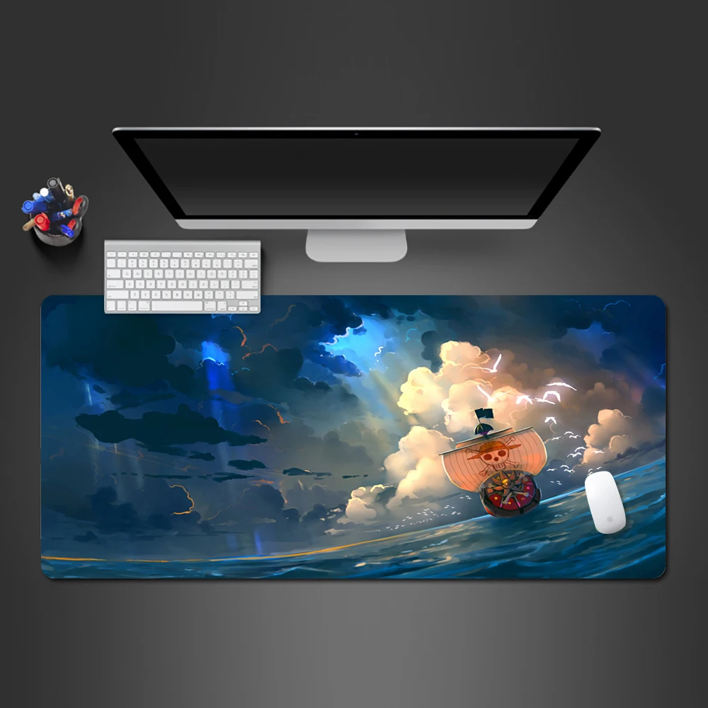

Anime Pirate Ship Mouse Pad Gamer Gaming Mousepad Fashion Computer Keyboard Desk Mat Higt Quality Large Play Mats