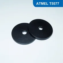 Диаметр: 20 мм RFID Смарт-Тегов, RFID Монета Тег, ПВХ RFID Метки, RFID, Смарт-Жетон 125 КГц с T5577 Chip бесплатная доставка