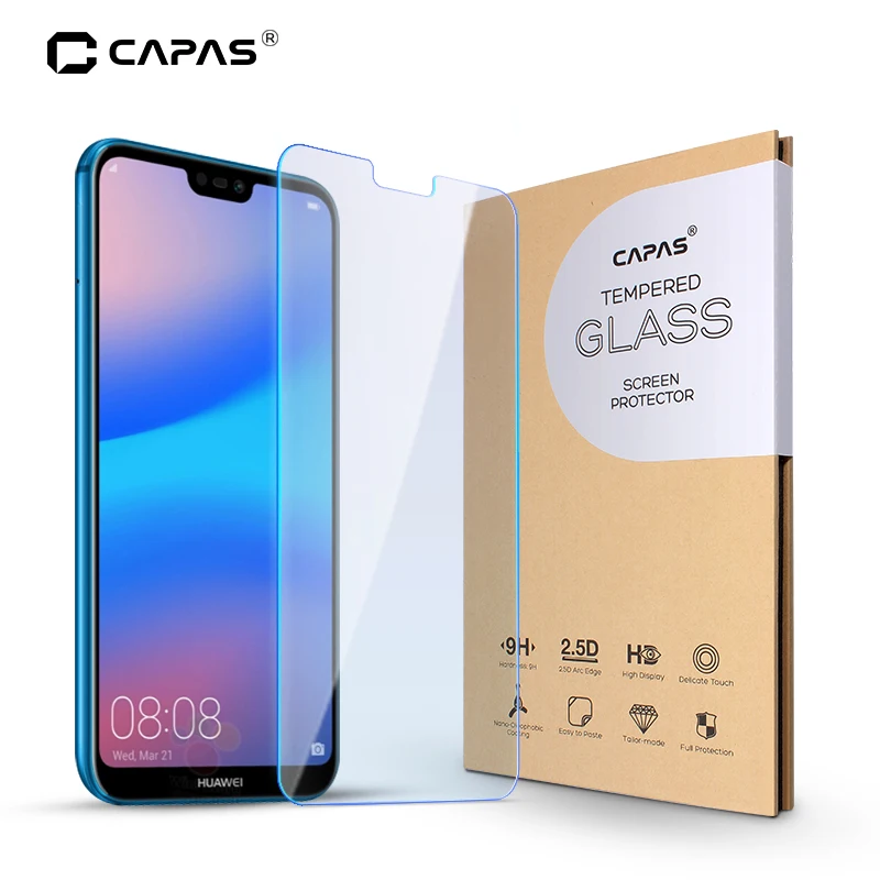 Для Huawei P20 lite Защитная пленка для экрана Nova 3e закаленное стекло Передняя ЖК
