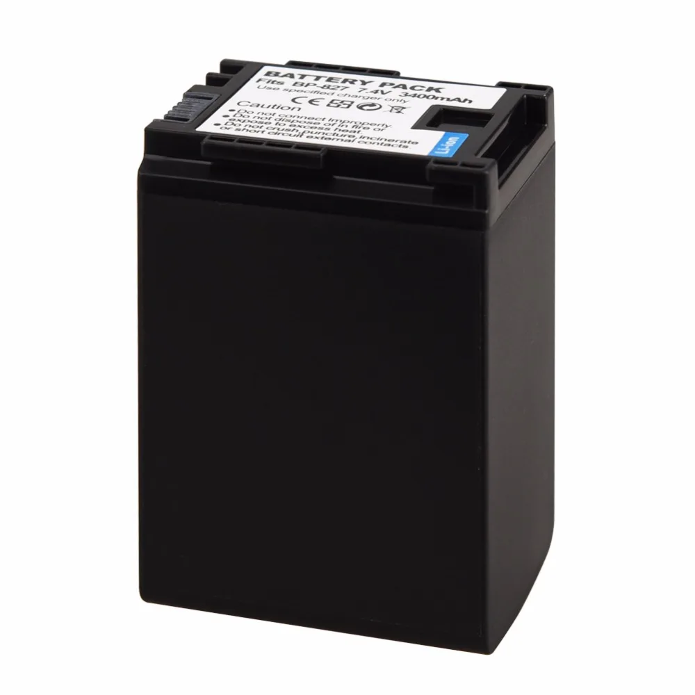 Billige 3400 mAh BP 827 BP 827 Kamera akku für CANON HG31 XA10 HF20 HF10 HF100 HF100E HG20 HG21 HF11 + Ladegerät BP 819 BP 807 BP 809