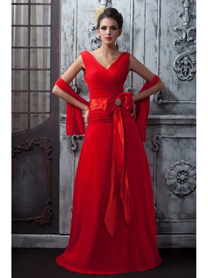 Customed A-lijn Pleats Moeder Van De Bruid Jurken Met Sjaal Voor Bruiloft 2020 V-hals Lange Avond Prom Jurken Vestiods Customed A-lijn Pleats Moeder Van De Bruid Jurken Met Sjaal Voor Bruiloft 2020 V-hals Lange Avond Prom Jurken Vestiods